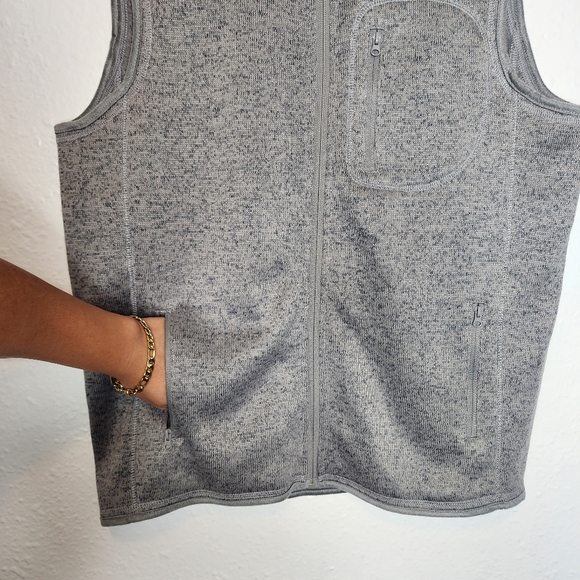 ORTON BROTHERS Mens Fleece Zip Up Vest The Vermont Country Store Size S - Picture 3 of 7